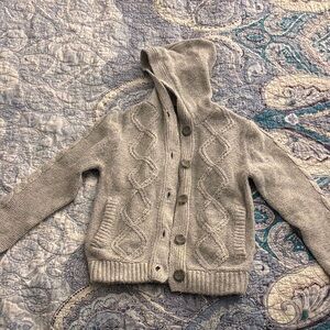 TRUE ROCK Light Gray Knit Sweater